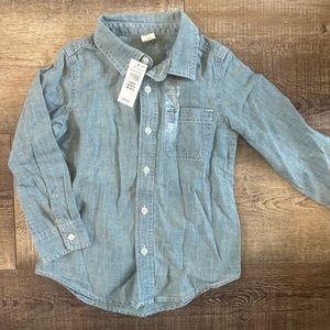 NWT Baby Gap Denim Buttondown